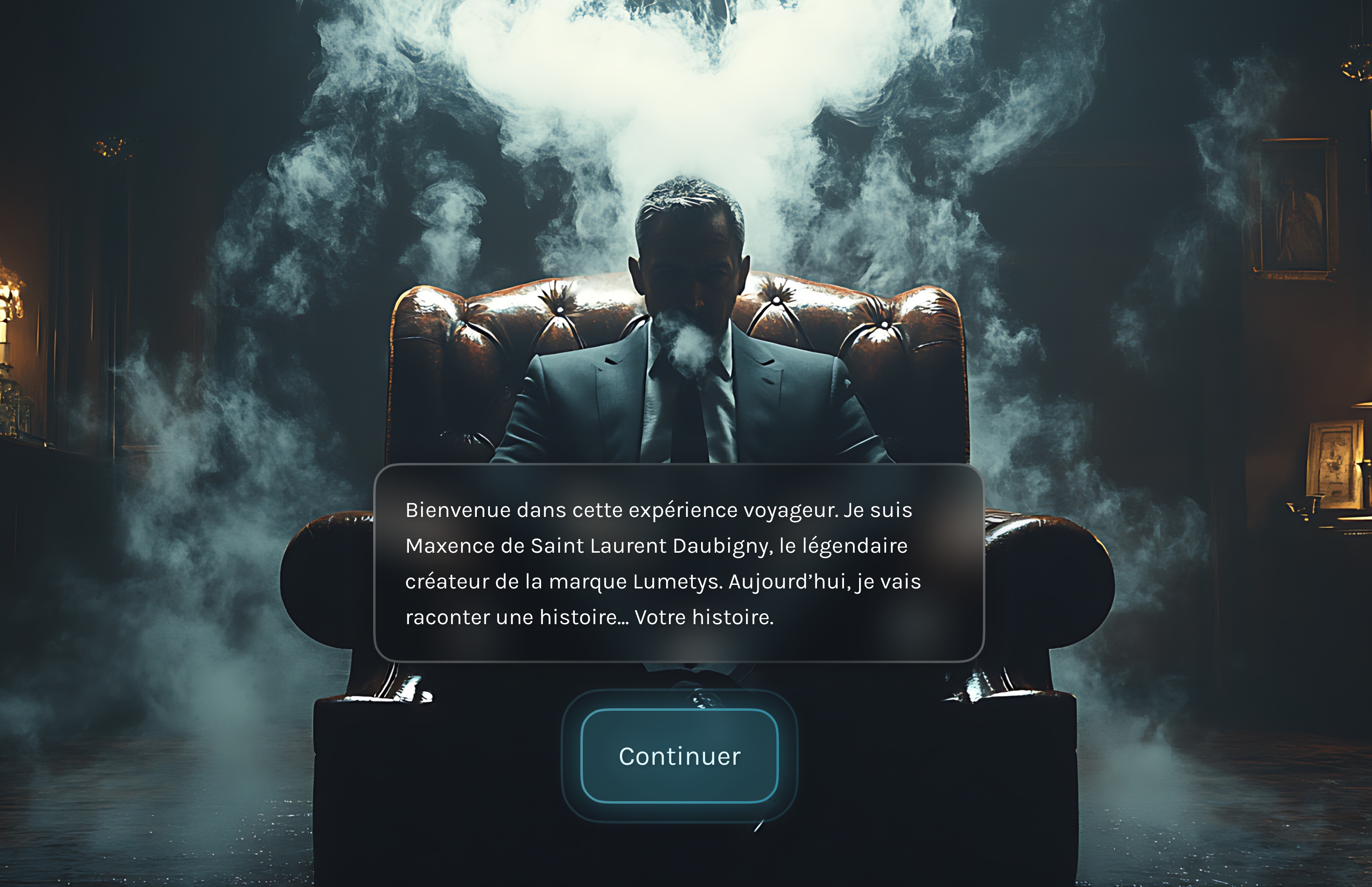 Image générée par IA du personnage de St Laurent d'A.